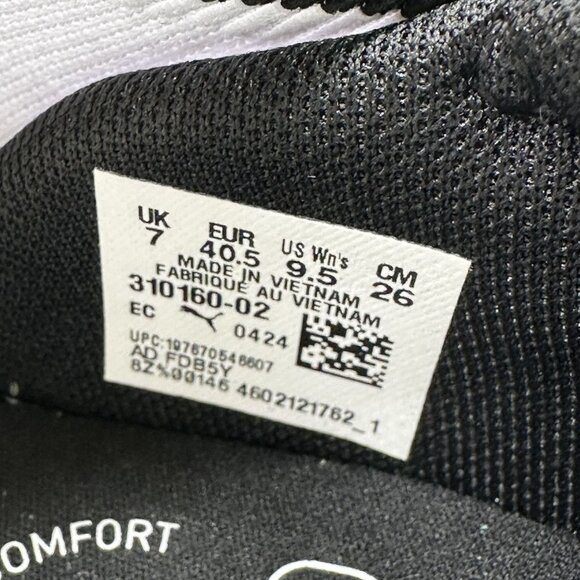 Puma Softride Mayve Women's size 9.5 White Black Running Shoes - Picture 8 of 8